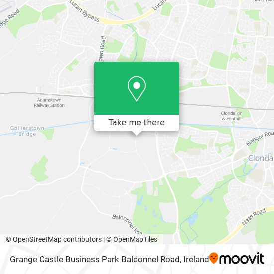 Grange Castle Business Park Baldonnel Road map
