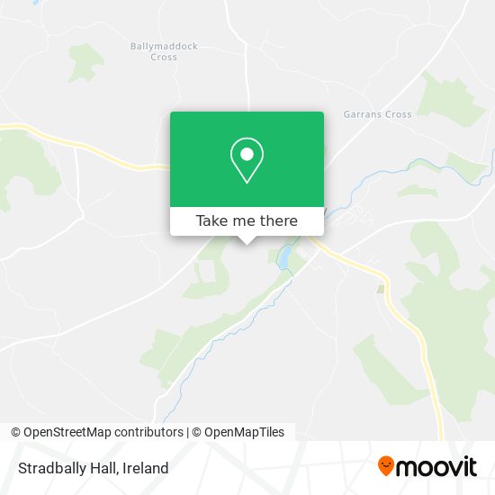 Stradbally Hall map