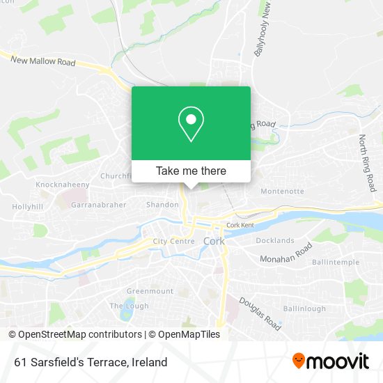 61 Sarsfield's Terrace map