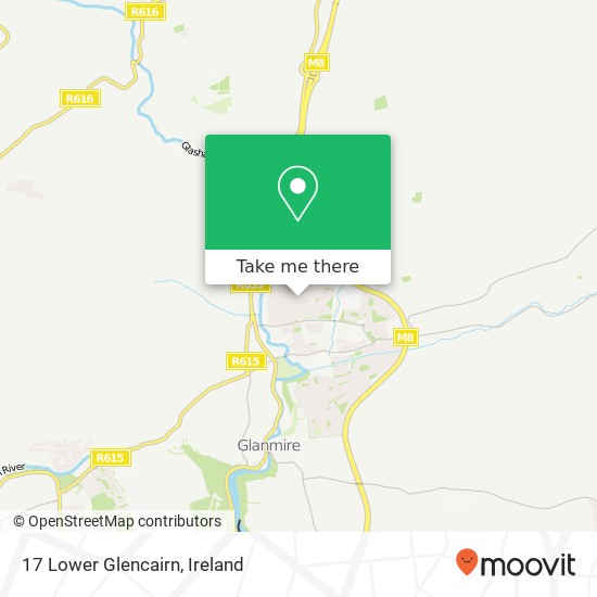 17 Lower Glencairn map