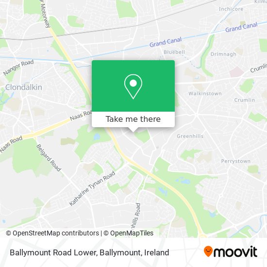 Ballymount Road Lower, Ballymount map