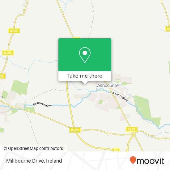 Millbourne Drive map