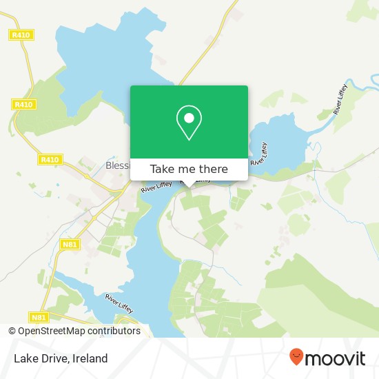 Lake Drive map