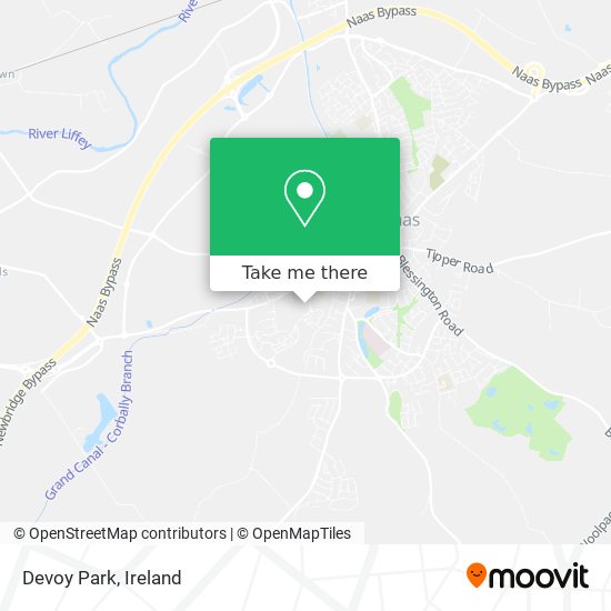 Devoy Park map