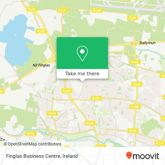 Finglas Business Centre map