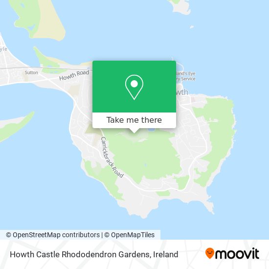Howth Castle Rhododendron Gardens plan
