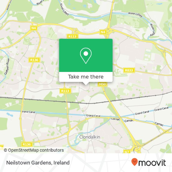 Neilstown Gardens map