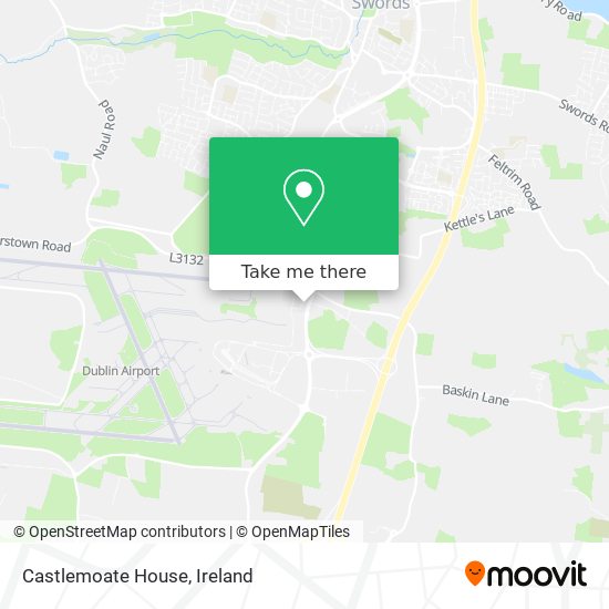 Castlemoate House map