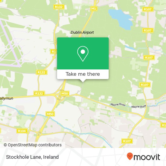 Stockhole Lane map