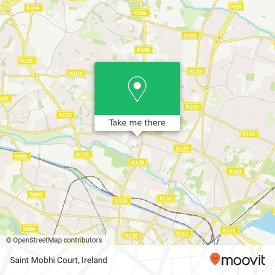 Saint Mobhi Court map