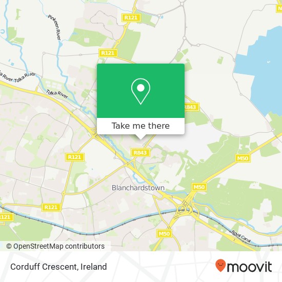 Corduff Crescent map