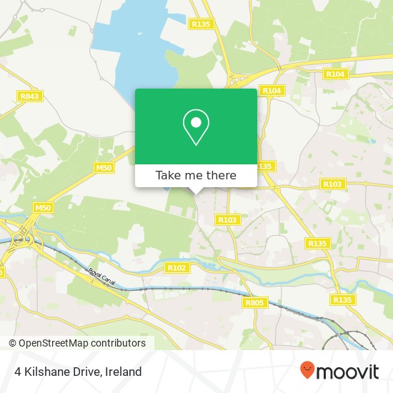 4 Kilshane Drive map