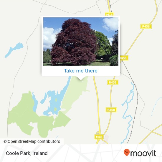 Coole Park map