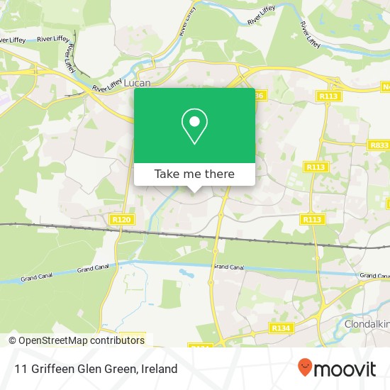 11 Griffeen Glen Green map
