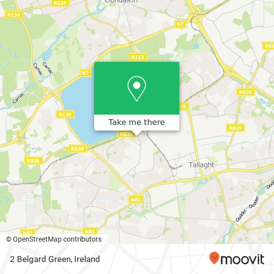 2 Belgard Green map