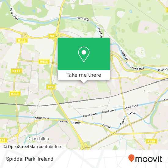 Spiddal Park map