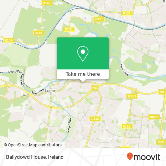 Ballydowd House map