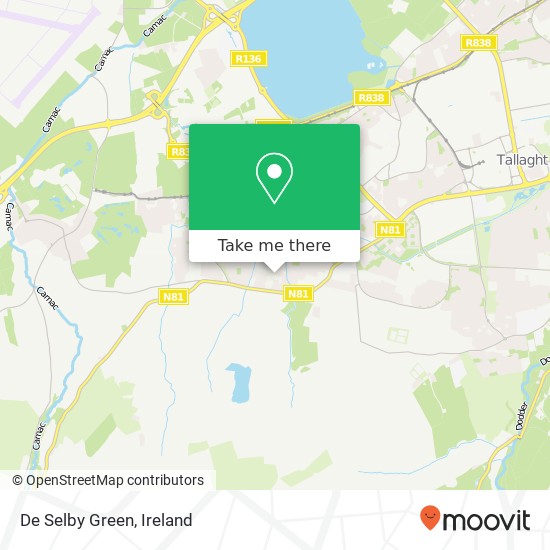 De Selby Green map