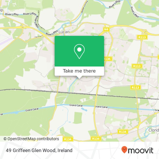 49 Griffeen Glen Wood map