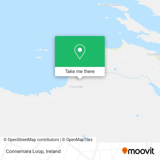 Connemara Loop map
