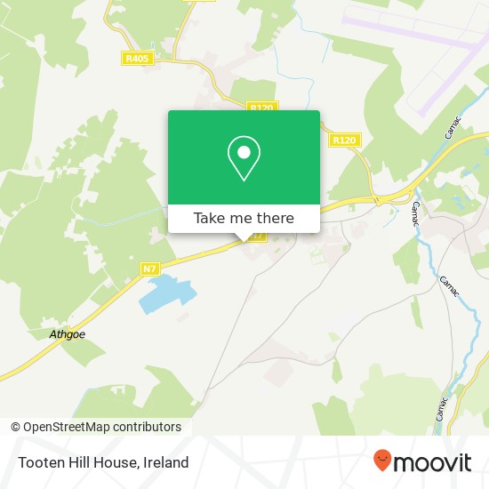 Tooten Hill House map