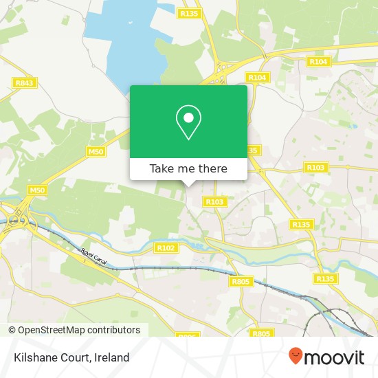 Kilshane Court map