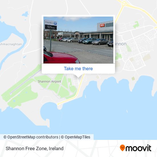 Shannon Free Zone map