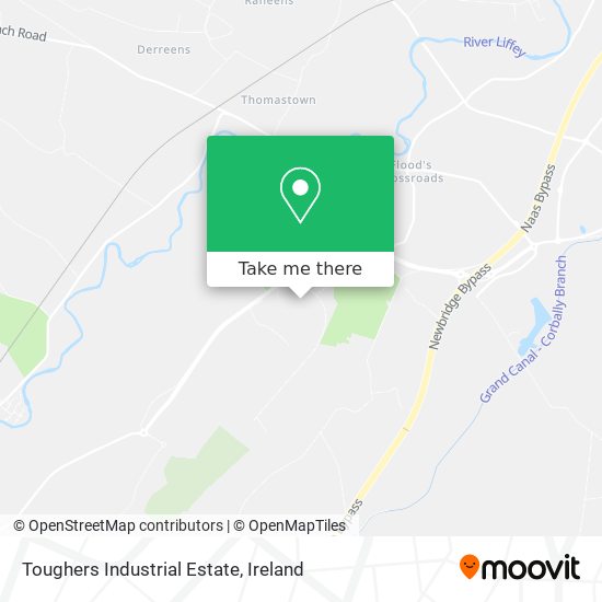 Toughers Industrial Estate map