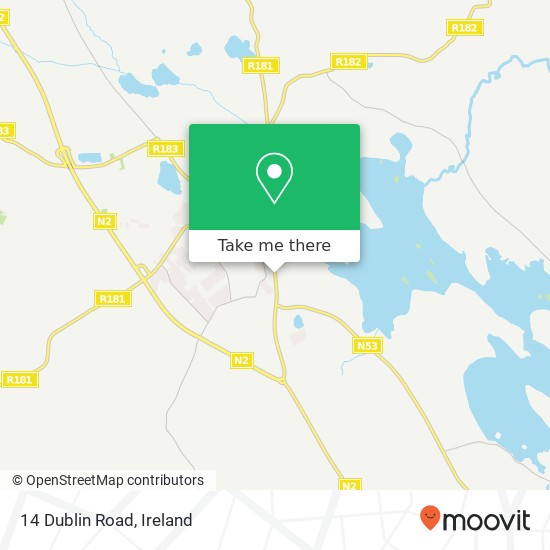 14 Dublin Road map