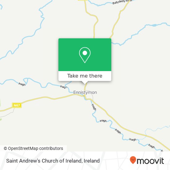 Saint Andrew's Church of Ireland map