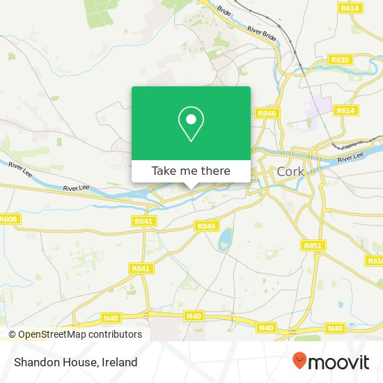 Shandon House map