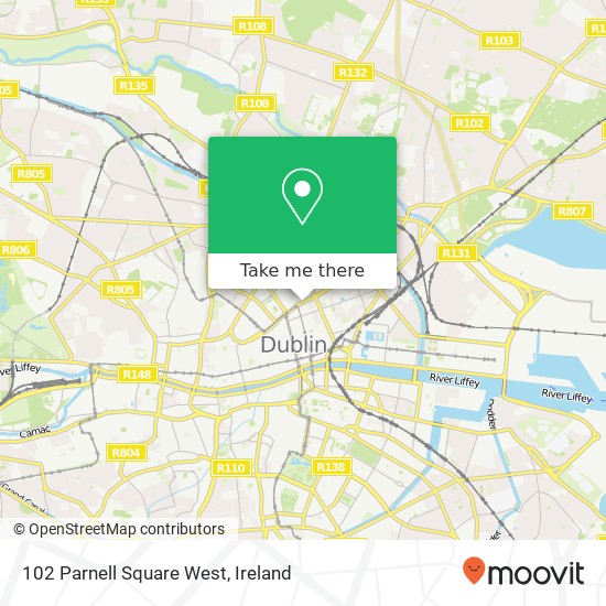 102 Parnell Square West map