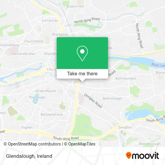 Glendalough map