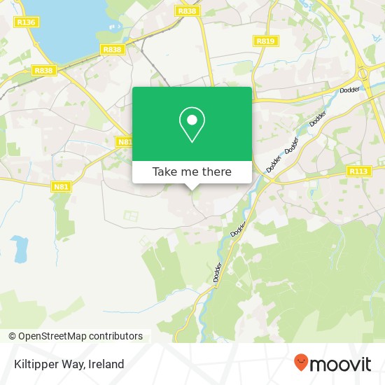 Kiltipper Way map