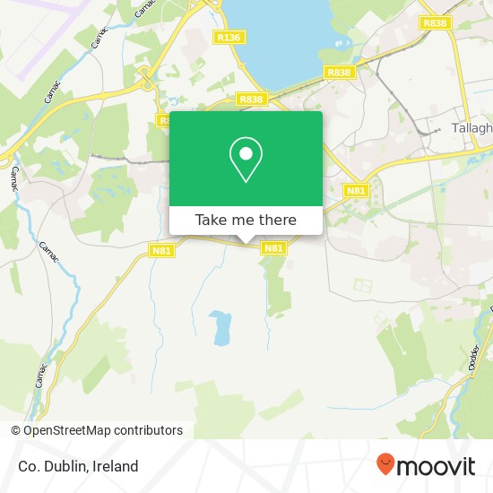 Co. Dublin map