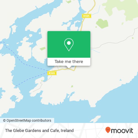 The Glebe Gardens and Cafe, R595 Baltimore, County Cork map