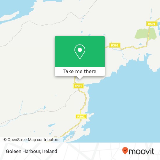 Goleen Harbour, Ballydivlin Ballydivlin map