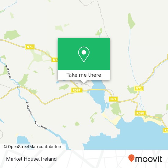 Market House, 10 South Square Rosscarbery, County Cork map