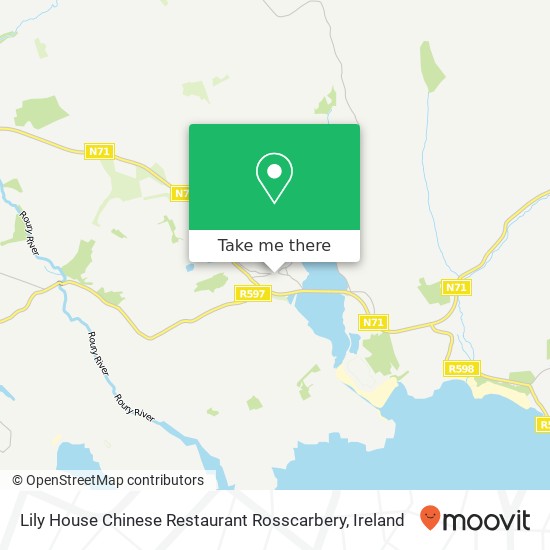 Lily House Chinese Restaurant Rosscarbery, 4 South Square Rosscarbery, County Cork map