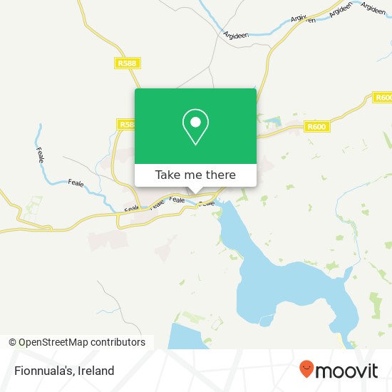 Fionnuala's, Ashe Street Clonakilty, County Cork map