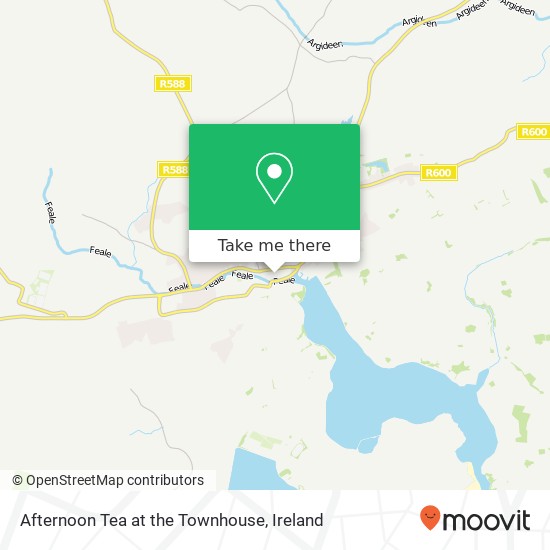 Afternoon Tea at the Townhouse, Strand Road Clonakilty map