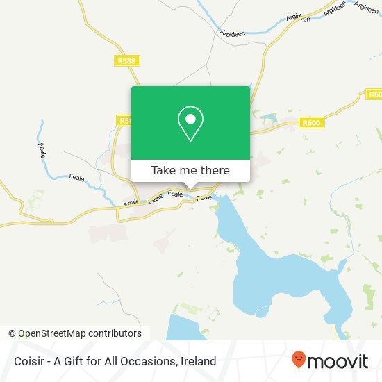 Coisir - A Gift for All Occasions, 41 Ashe Street Clonakilty map