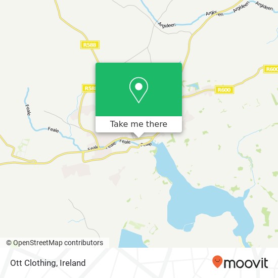 Ott Clothing, Ashe Street Clonakilty, County Cork plan