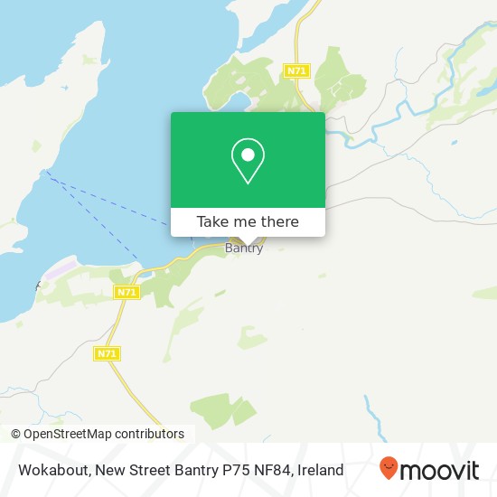 Wokabout, New Street Bantry P75 NF84 plan