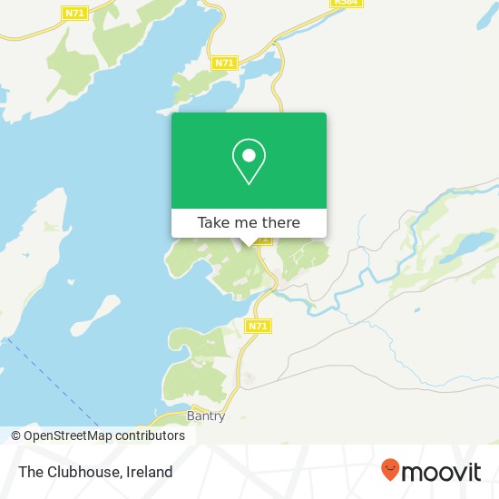 The Clubhouse, Caher Caher (Bantry) map