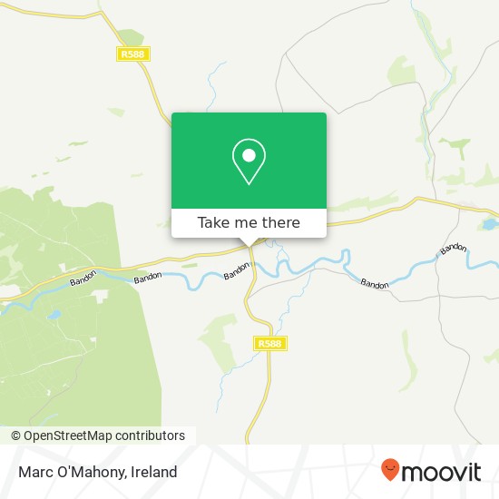 Marc O'Mahony, Derryville Enniskeane map