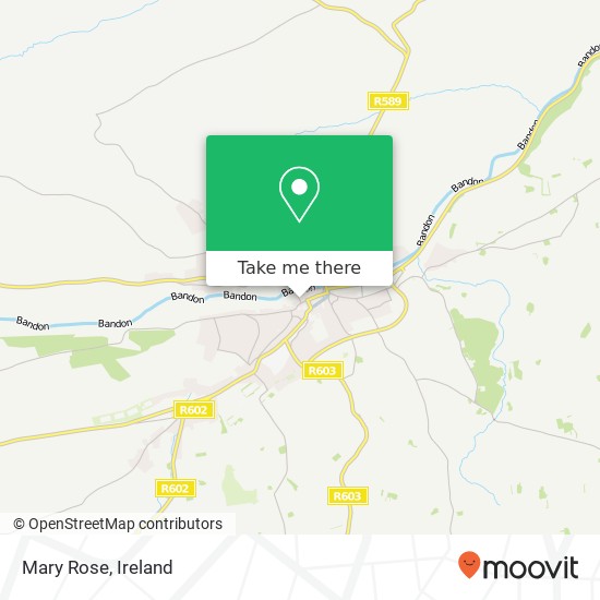 Mary Rose, Weir Street Bandon, County Cork map