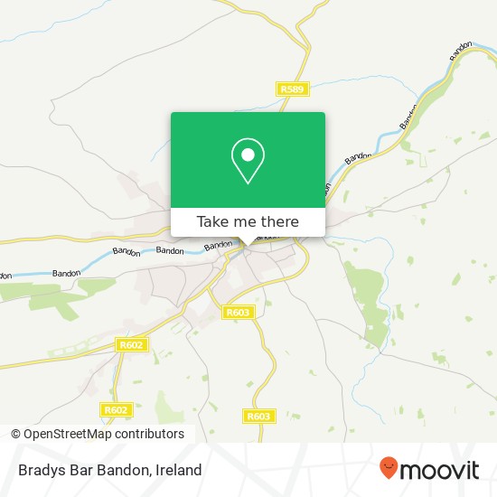 Bradys Bar Bandon, 9 Oliver Plunkett Street Bandon map