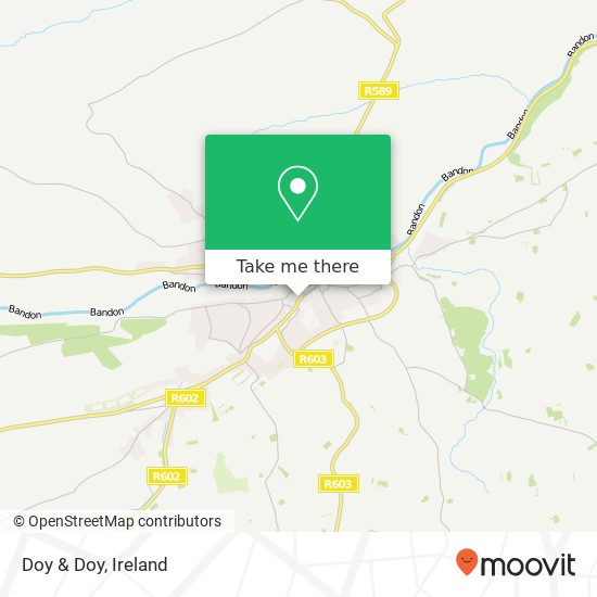 Doy & Doy, Bandon, County Cork map