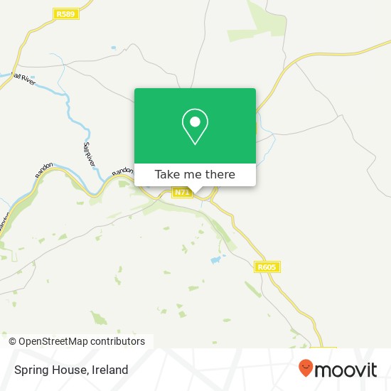 Spring House, Main Street Innishannon, County Cork map